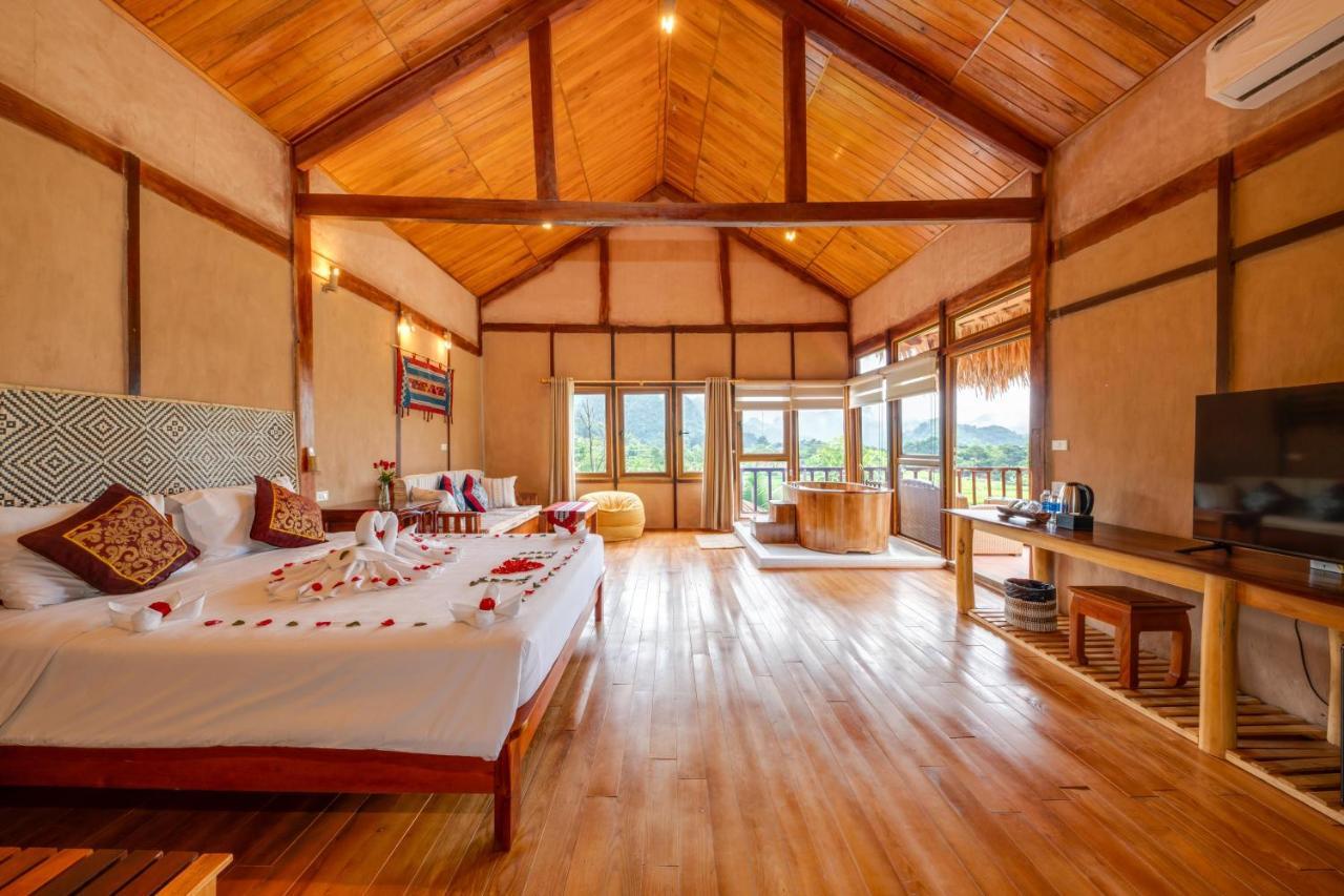 Mai Chau Onsen Retreat Hotel Bagian luar foto